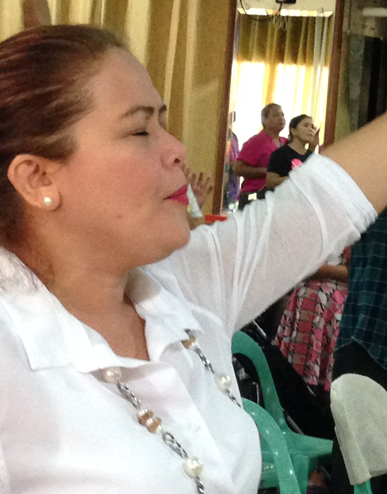 Worship service in the Philippines